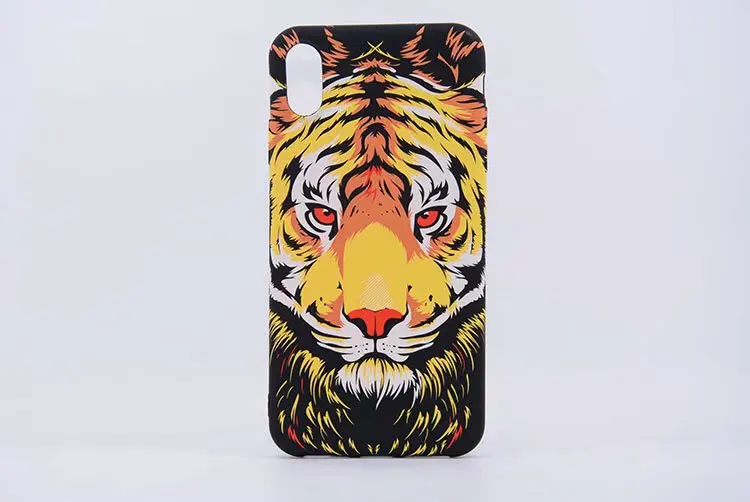 Роскошный Матовый чехол для samsung Note 10 S10 S8 S9 Plus Note 8 9 iPhone 11 Pro Max XS XR 6S 7 8 Plus, мягкий ТПУ чехол с изображением животных