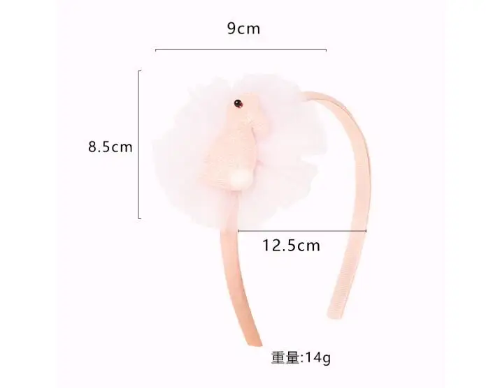 Бутик 1 шт. повязки на голову для девушек Детские аксессуары Сладкая сетка Лебедь