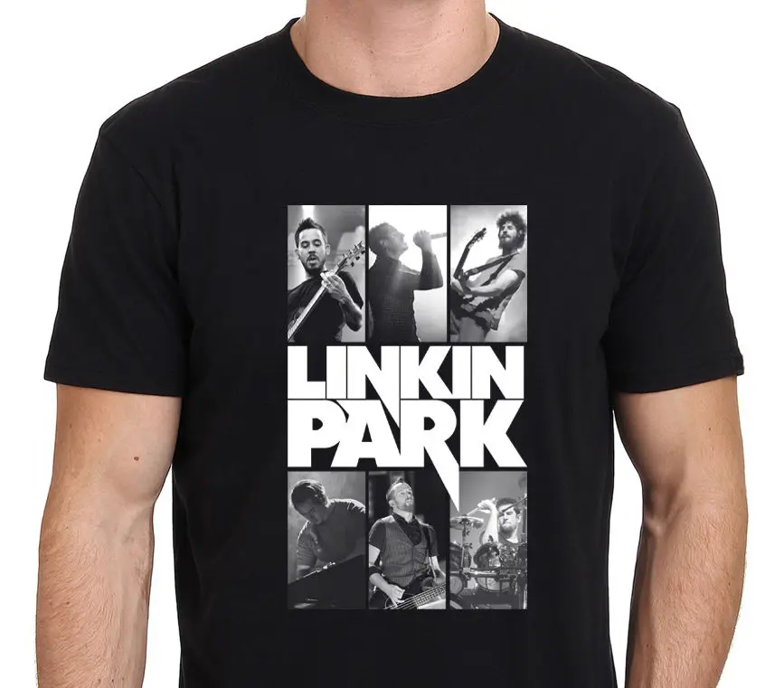 Новый Linkin Park дань футболка Для мужчин черный Размеры: S XXL|t-shirt men black|t-shirt menlinkin park |