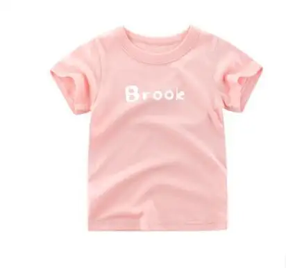 t-shirt 15 OLN, летняя детская футболка для мальчиков футболки с короткими рукавами и принтом короны для маленьких девочек хлопковая детская футболка футболки с круглым вырезом, одежда для мальчиков - Цвет: t-shirt 15