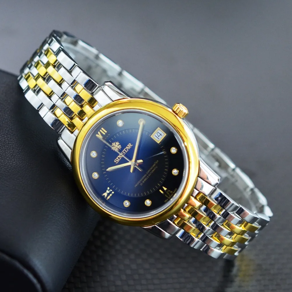 Vintage Concept SIXSTAR Men Automatic Watch ETA2824 Movement Fashion Stainless Steel 10ATM Sapphire Casual Business | Наручные часы