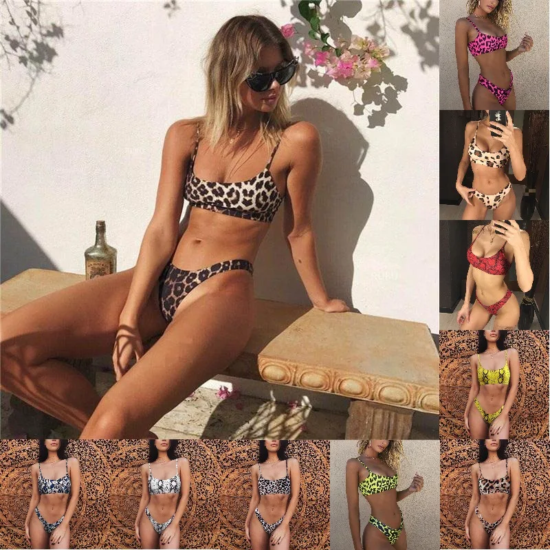 Женское бикини с животным принтом maillot de bain femme 2019 | Женская одежда