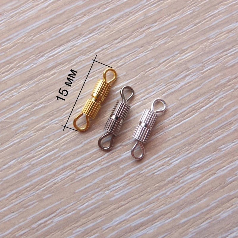 20 шт./лот аксессуары для ювелирных изделий сделай сам золотистые серебристые