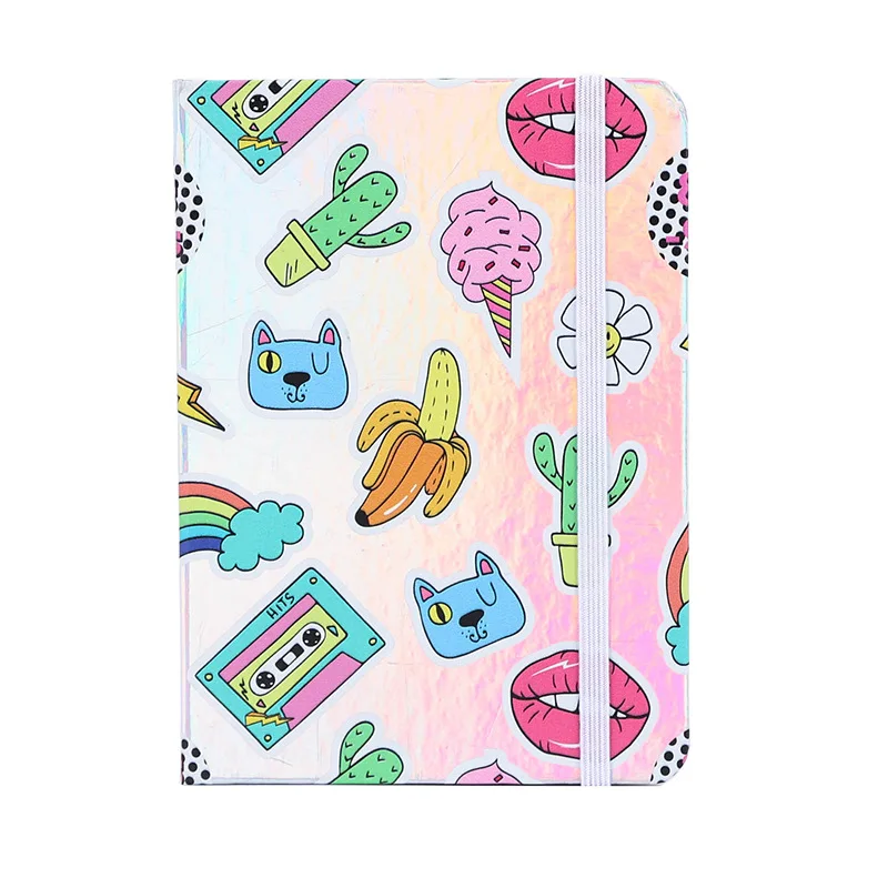 A5 Agenda Binder планировщик в твердом переплете, чтобы сделать список бумажных блокнотов с простой подкладкой, дневник, эстетические школьные принадлежности