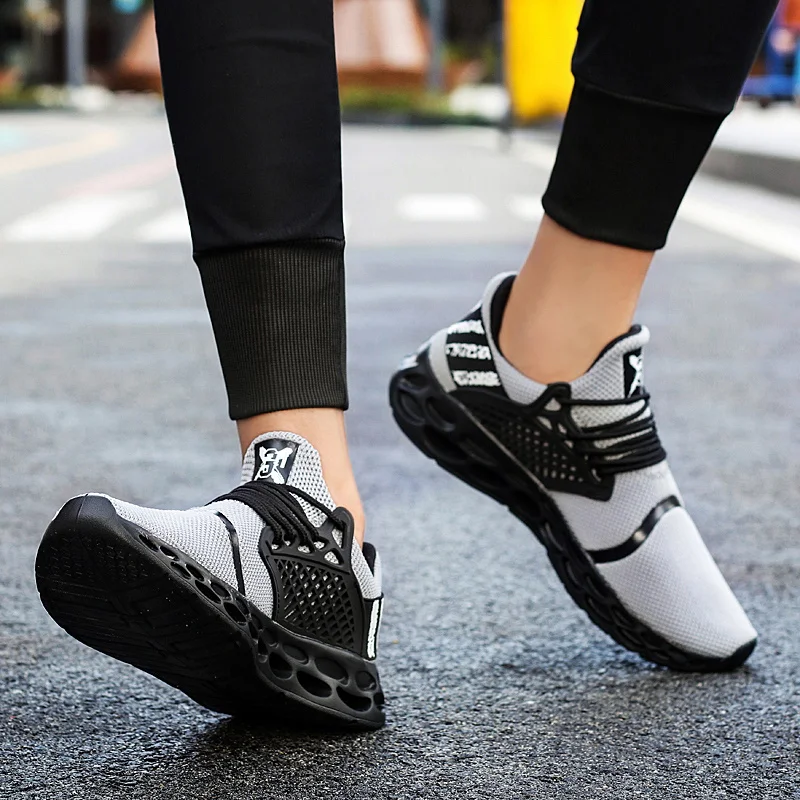 HEINRICH/мужские летние кроссовки дышащая мужская обувь черного цвета Повседневная