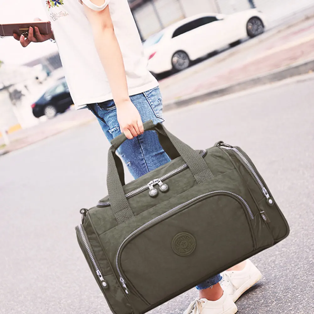 Waterproof Nylon Travel Handbag Lightweight Multi-function Shoulder Bag Large Capacity Luggage Ourdoor Weekend Top-Handle | Багаж и сумки