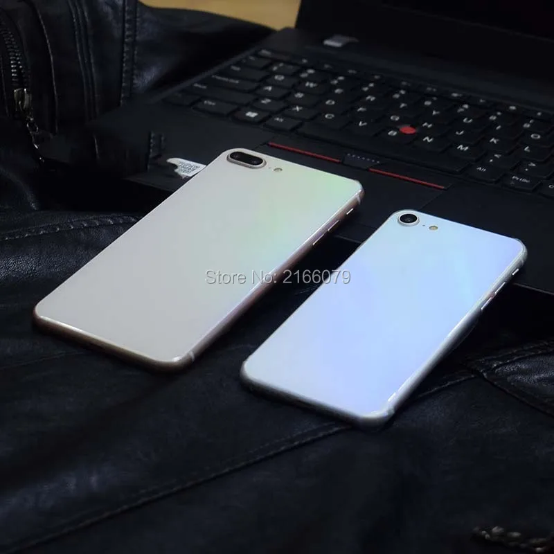 Для Apple iPhone XS Max XR X 6 6s 7 8 Plus полное покрытие наклейка градиент Аврора чистая