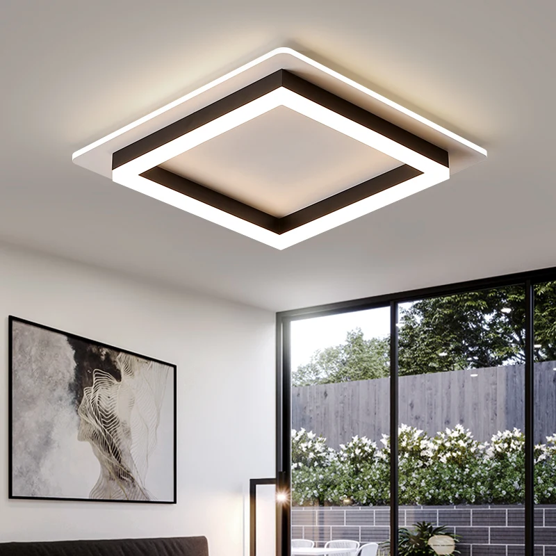 Современный потолочный светильник лампы для коридора балкона кофейного цвета