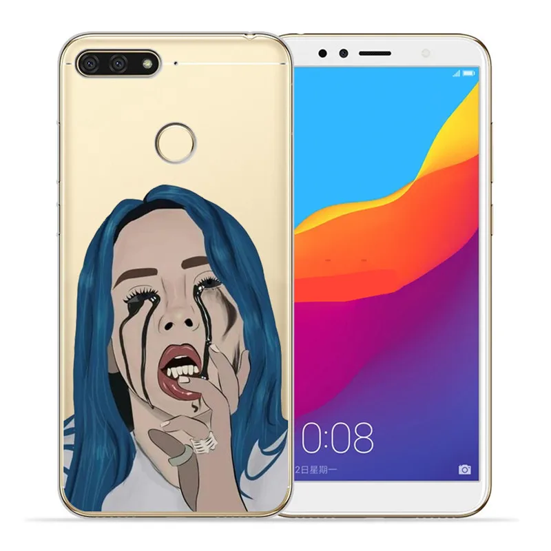 Роскошный чехол Billie eilish для Huawei Honor 10 9 8 8X 8C 7A 7C 7X7 6X 6A 20 Pro V20 20i Lite чехол для телефона Funda Coque Etui capa