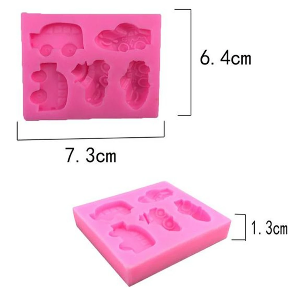 Инструменты сделай сам для 3D мультяшных автомобилей Жидкая силиконовая форма