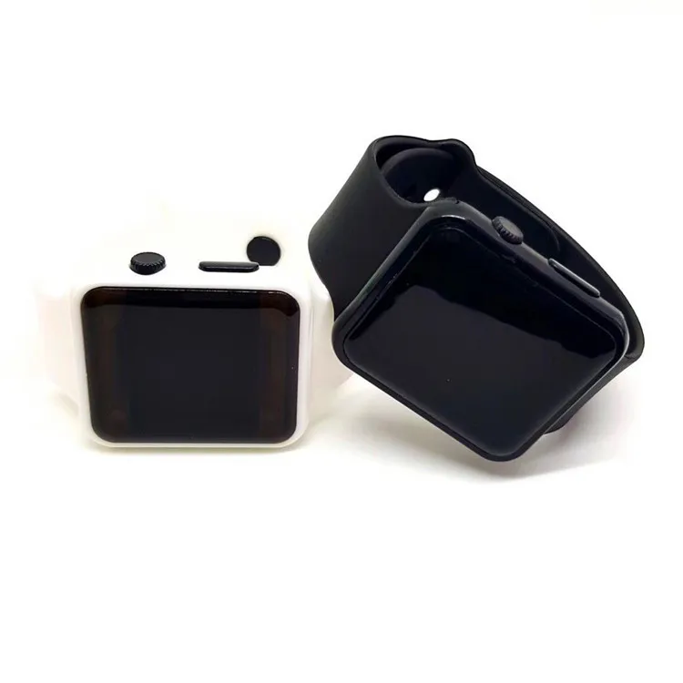 Часы наручные мужские/женские с квадратным циферблатом модные светодиодные