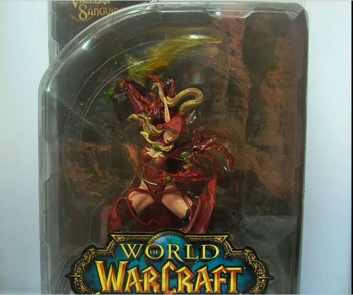 В розничной коробке wow Эльф крови космического аппарата изгой, валира Sanguinar игрушечных пластиковых экшн фигурок из фигура аниме Коллекционная модель игрушки статуя
