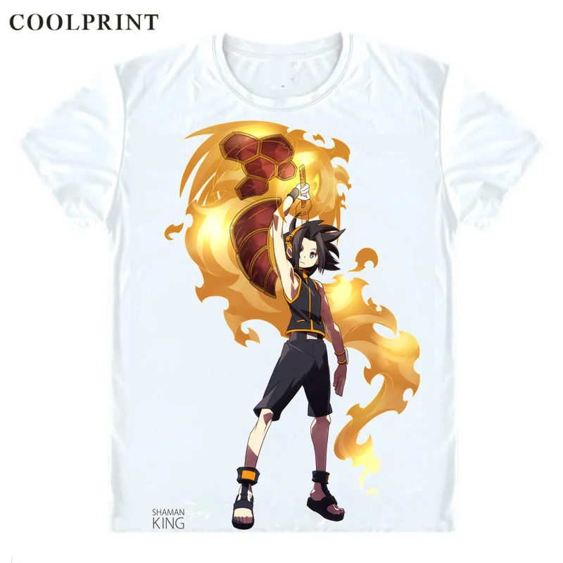 Style 8 Asakura Yoh Asakura Yo футболка Shaman King Hiroyuki Takei Shaman Kingu Повседневная футболка премиум-класса футболки с короткими рукавами и принтом - Цвет: Style 8