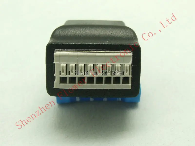 RJ45 пружинный терминальный адаптер гнездовой 8 контактный разъем сплиттер|spring