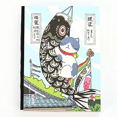 yu qi Ретро Kitty Тетрадь, принт с героями мультфильмов Kawaii, планировщик тетрадь для записей в мягкой обложке Винтаж DIY Дневник Bullet повестка журнал в школе - Цвет: yu qi