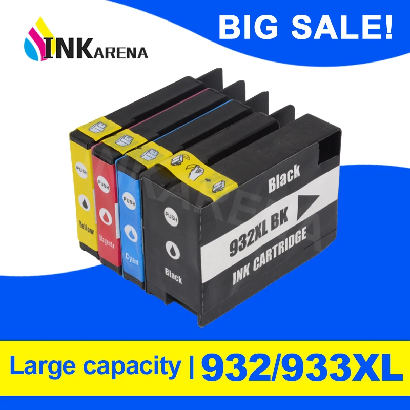 INKARENA Замена для HP 932 933 XL чернильный картридж 932XL 933XL Officejet 6100 6600 6700 7110 7610 7510
