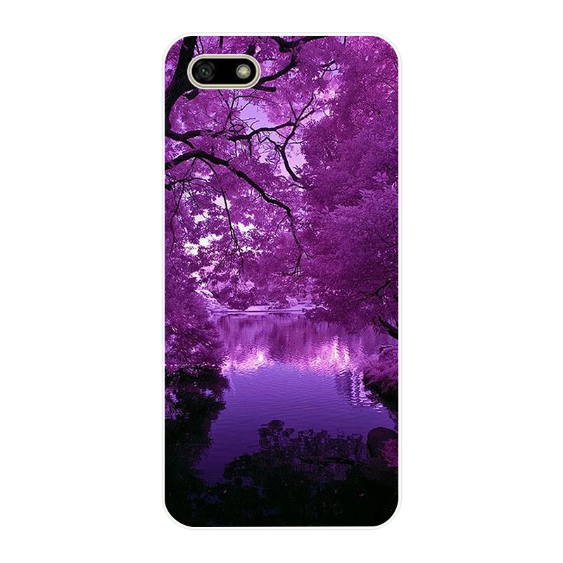 269H infinity on purple Soft Silicone Tpu Cover Case for huawei Honor 7a pro 7x play case | Мобильные телефоны и