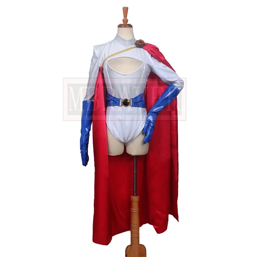 Женский костюм Power Girl из спандекса для косплея вечерние костюмы девушек и женщин