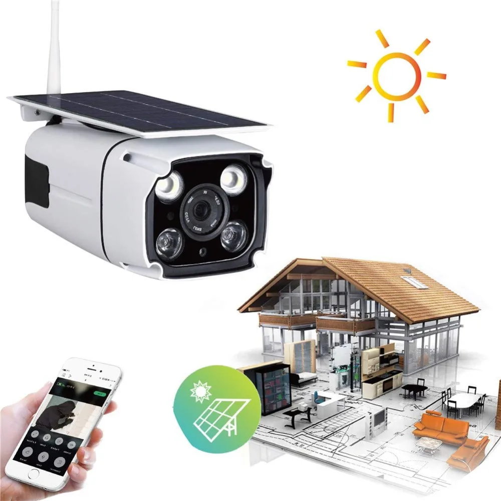 Открытый водонепроницаемый на солнечных батареях hd 1080p ip беспроводной Wi-Fi видео камеры безопасности 4g с lte sim карты радар детектор pir сенсор