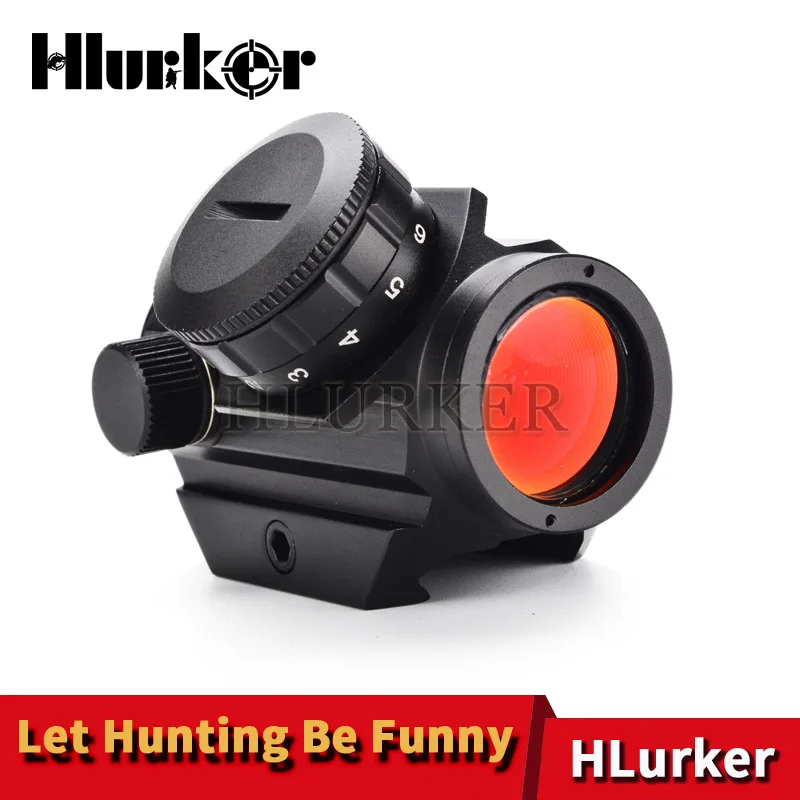 Red Dot Scope Охотничий микро Красный точечный прицел Зрительная труба Снайперский прицел Голографические прицелы AK47 воздушные винтовки прицелы для ружья оптика - Цвет: Red Dot Scope