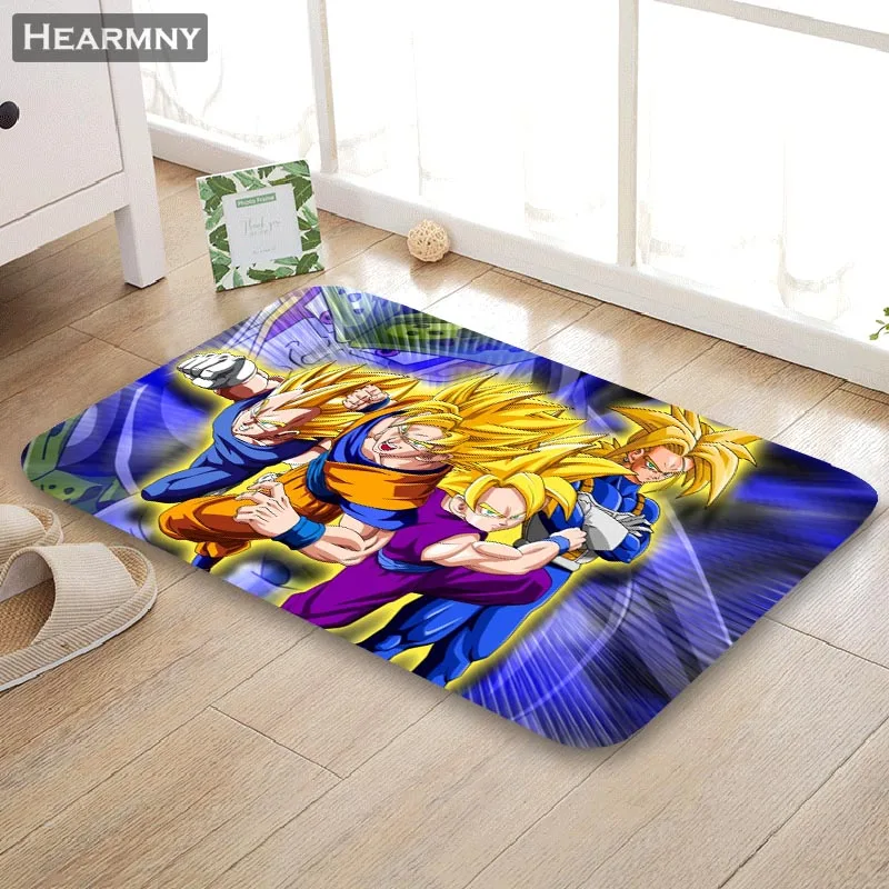 Хороший Dragon Ball Z коврик напольный околодверный коврик Домашний креативный коврик супермягкий впитыватель ванная комната Придверный коврик 40X60 см, 50x80 см - Цвет: 8
