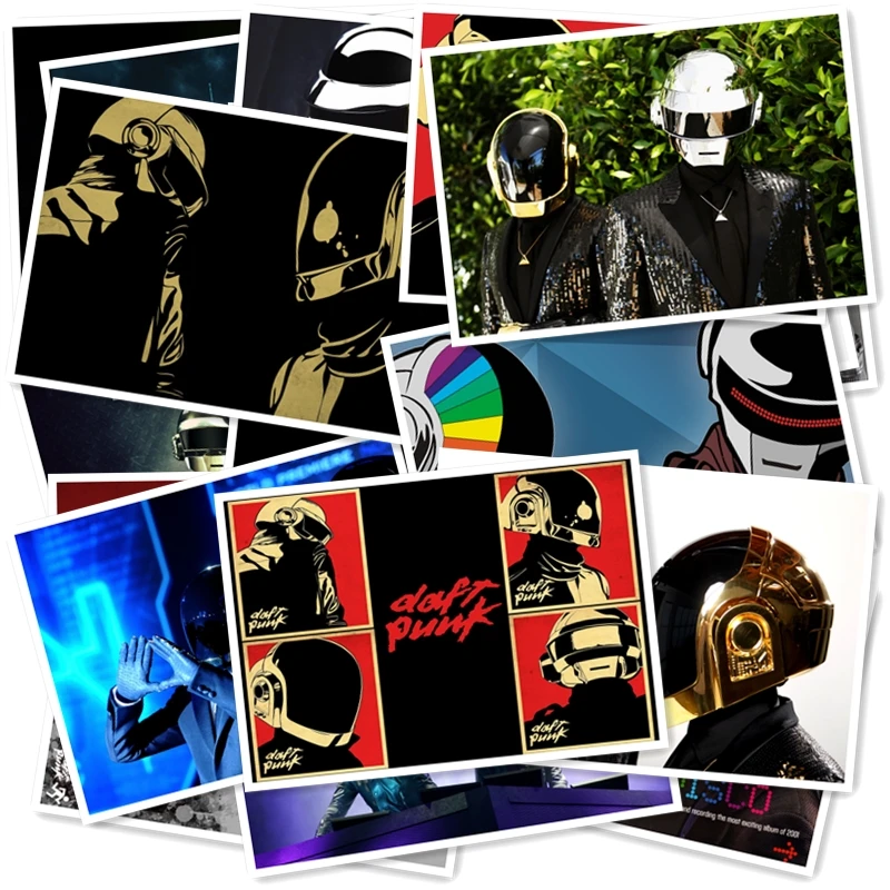 B1-6# Daft панк Классическая серия стикер 20/шт ПВХ наклейка для ноутбука коллекция подарок домашний декор холодильник Стайлинг смешанные наклейки s