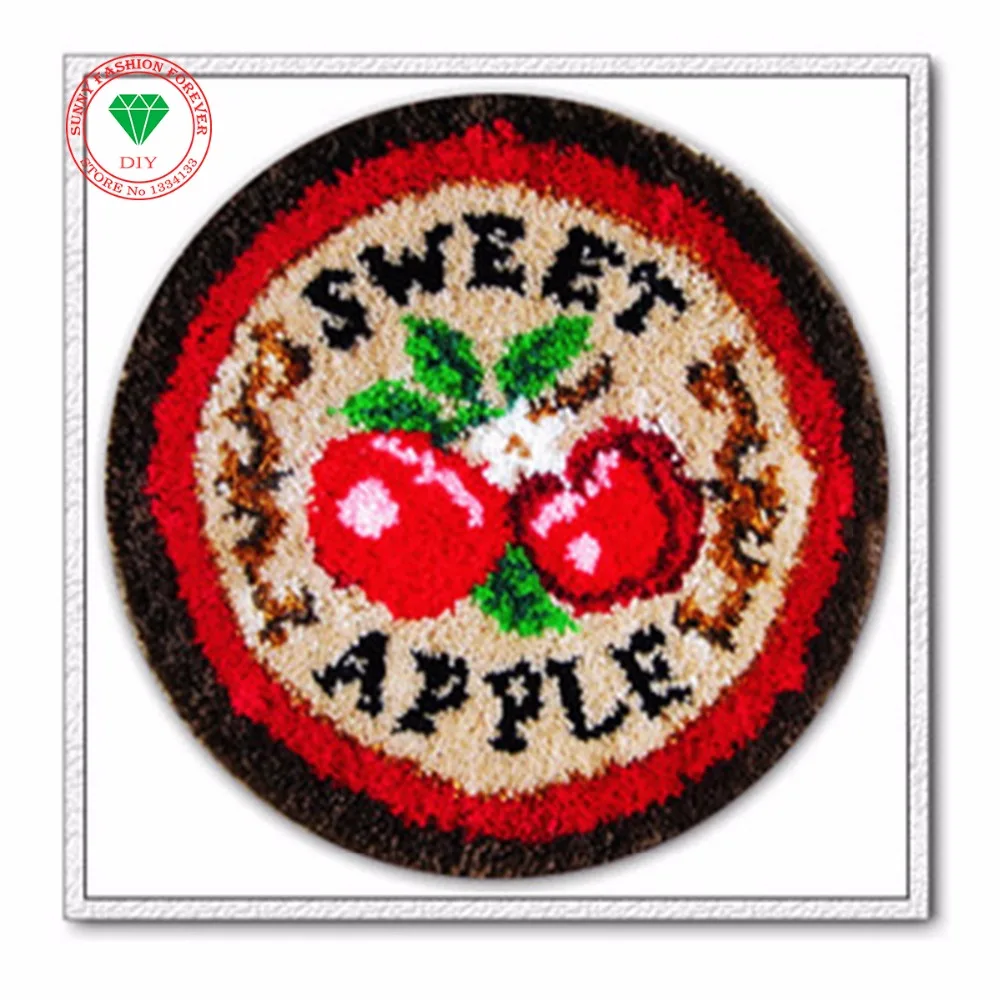 Вышивка ковер вышивка с защелкой крючок kitscarpets и коврики нитки крестиком Подушка