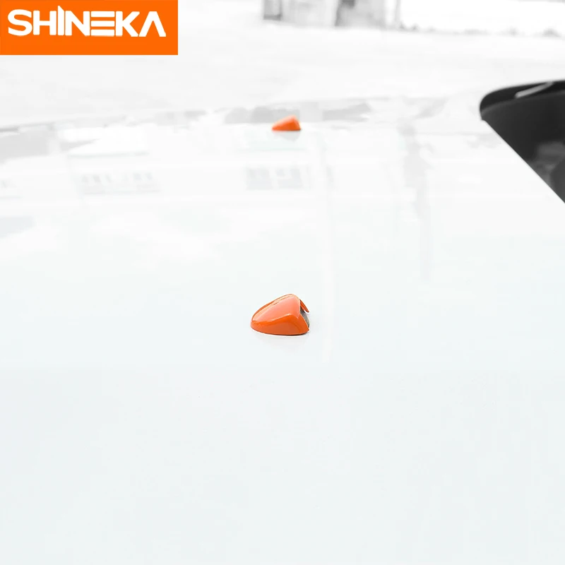 SHINEKA Автомобильный капот двигателя сопло омывателя ветрового стекла крышка внешней отделки наклейки аксессуары для Jeep Renegade
