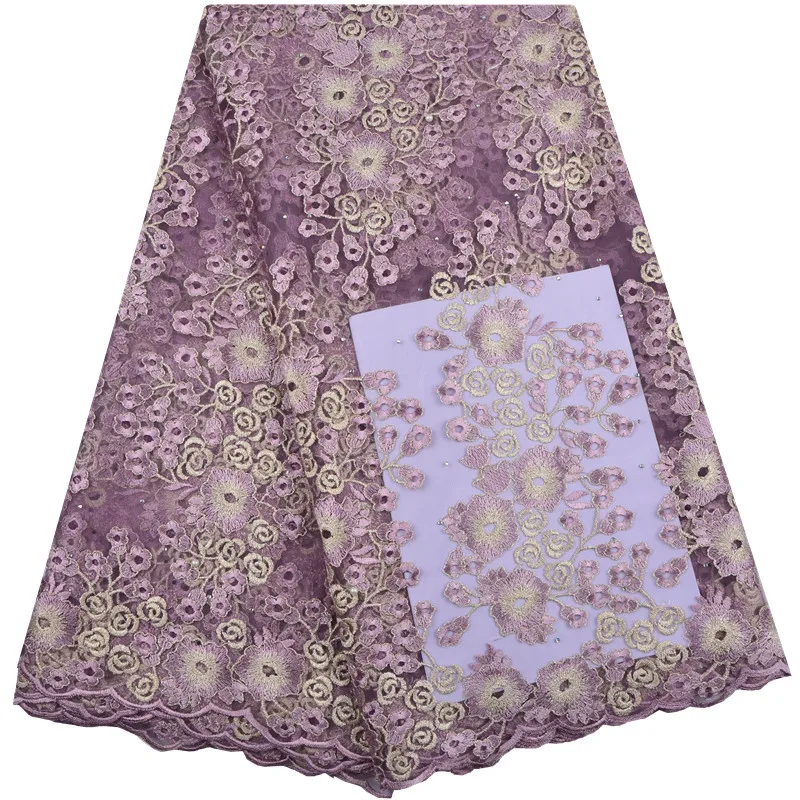 2018 африканская Тюлевая кружевная ткань французское Сетчатое кружево сетчатая