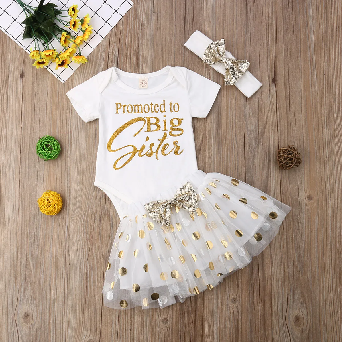 Новейшая модная одежда из 3 предметов для новорожденных и маленьких девочек