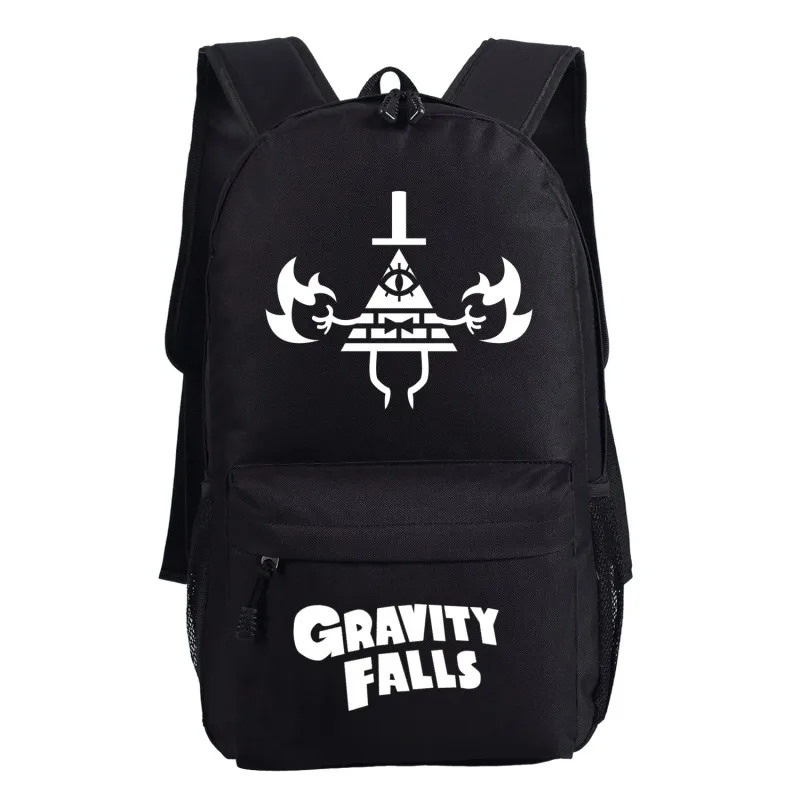 Рюкзак WISHOT Gravity falks bill, школьные сумки, студенческий рюкзак, дорожная сумка для подростков, камуфляжная светящаяся сумка - Цвет: M