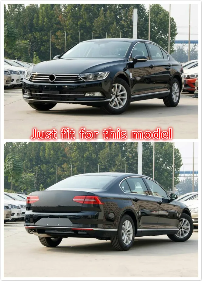 Для VW Volkswagen Passat B8 4 дверный седан 2017 2019 Нержавеющая Задняя багажная пластина