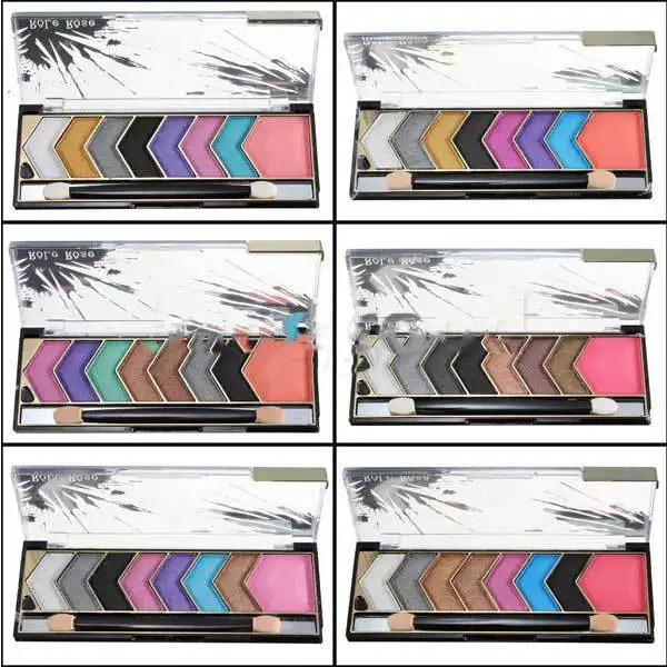 Claremont 8 Colors Makeup Cosmetic Smoky Eyeshadow Blush Powder Palette | Красота и здоровье