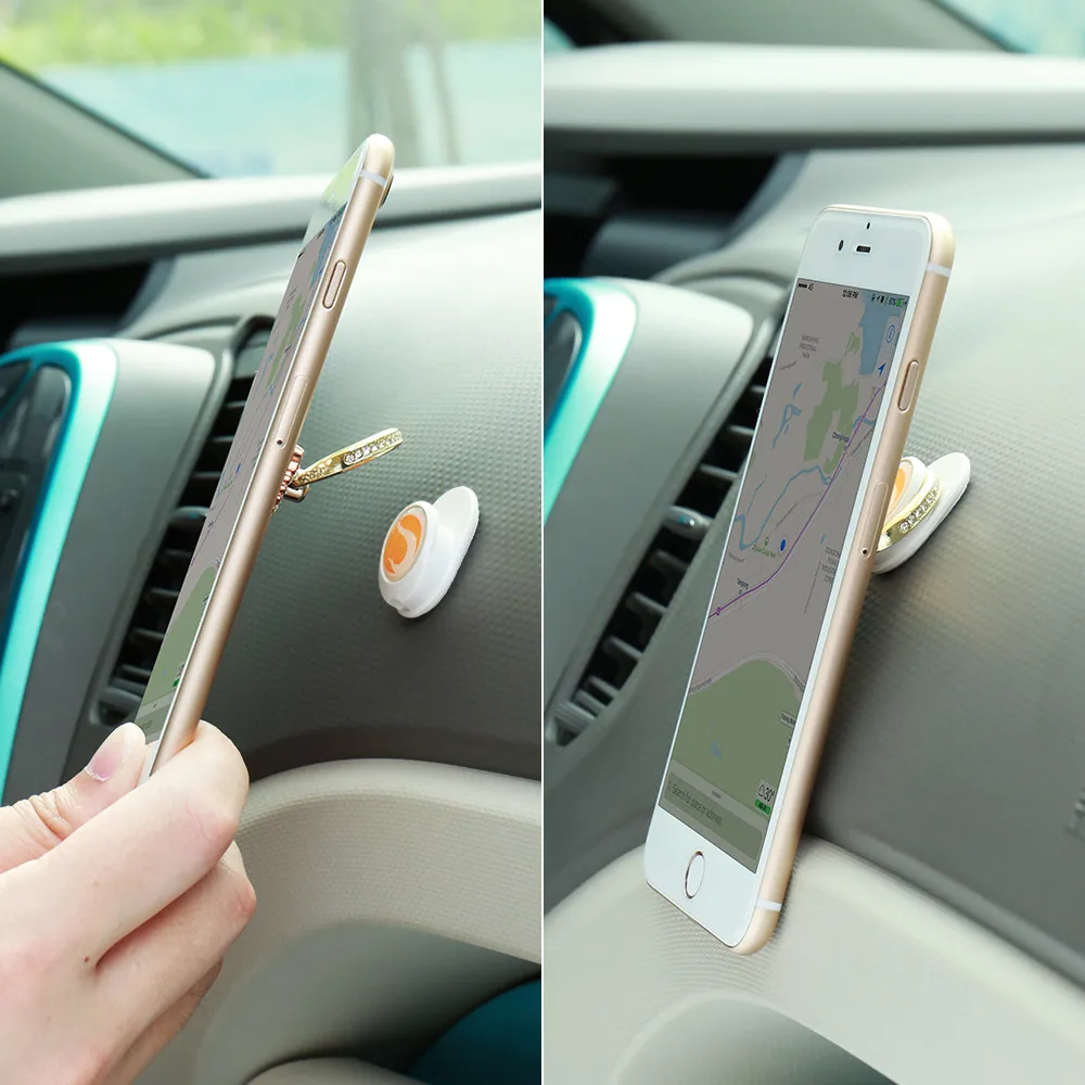 KISSCASE универсальный металлический держатель для телефона с поворотным кольцом на