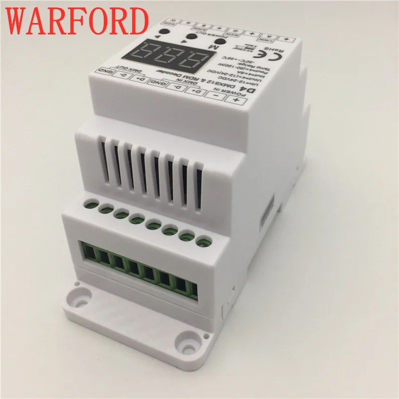 D4 DC12V 24V 4 канала 4CH ШИМ постоянное напряжение DMX декодер DMX512 светодиодный
