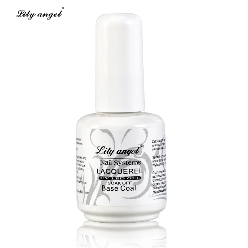 Lily Angel Soak Off UV светодиодный лак для ногтей Базовое покрытие для гель-лака Гель-лак стойкий 9 мл базовый слой маникюрный гель для ногтей лак Z25