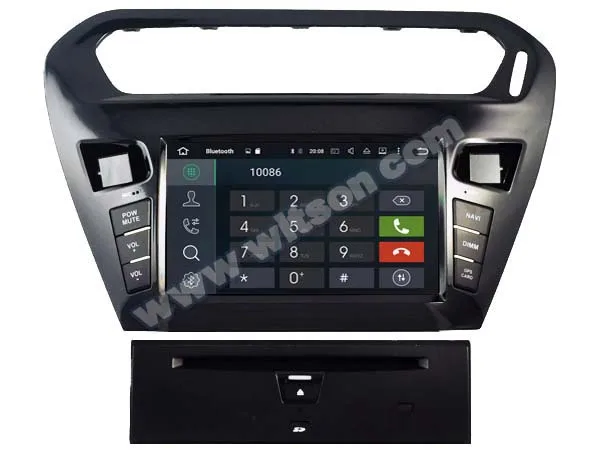 Автомобильный мультимедийный плеер WITSON Android 10 DVD GPS для CITROEN ELYSEE PEUGEOT 301 стерео