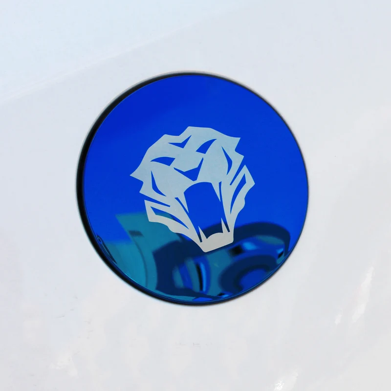 4 Lsrtw2017 нержавеющая сталь покрытие автомобиля бак крышка топливного бака для kia rio 2011 2012 2013 - Название цвета: 4