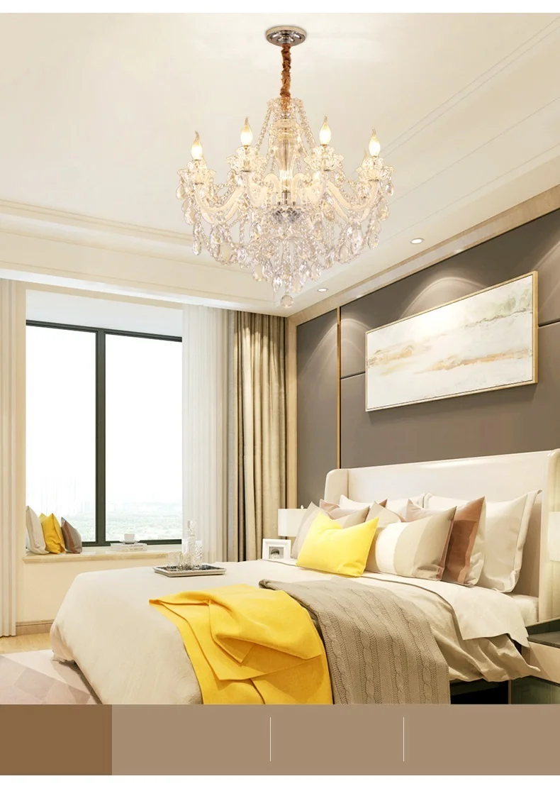 Современный светильник гостиная хрустальная лампа столовая спальня освещение