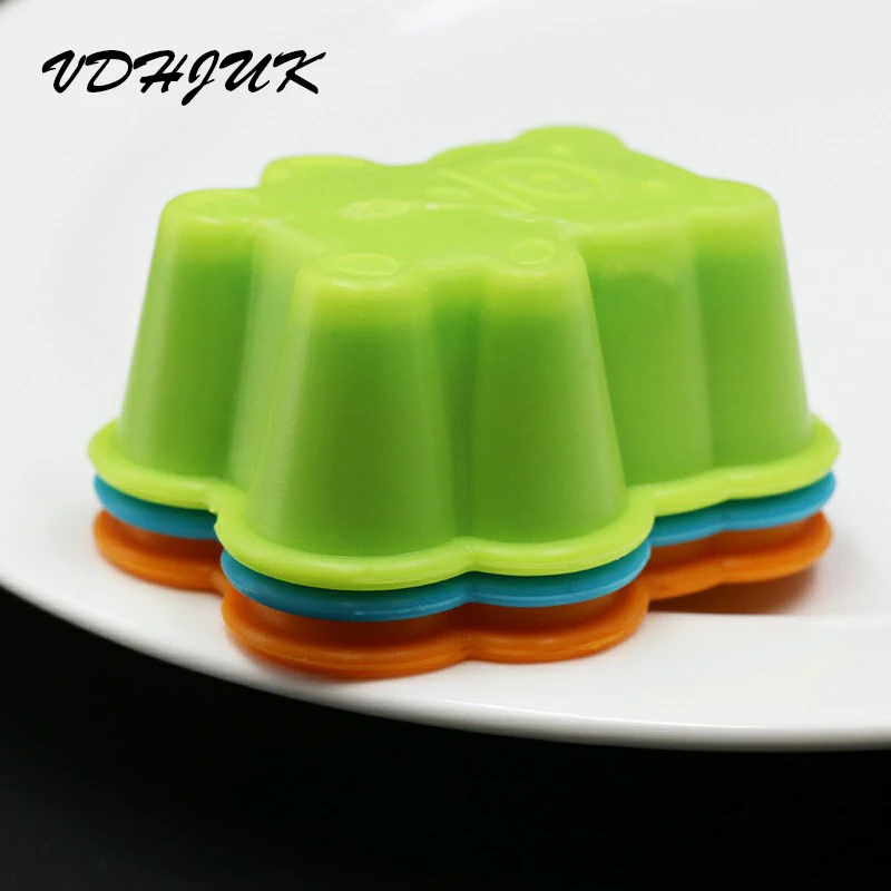 Формы для кексов (7 см) Температура силиконовый Медвежонок Форма формы выпечки