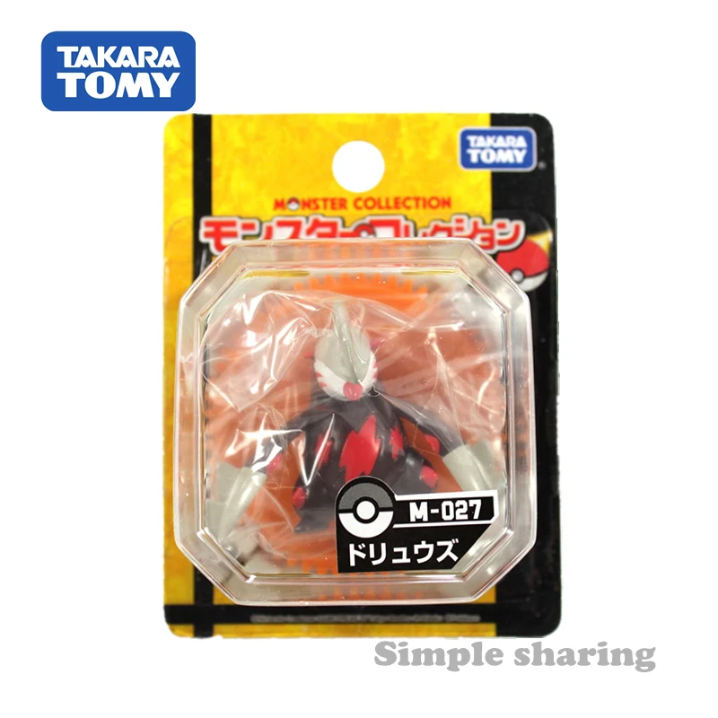 TAKARA TOMY tomica POKEMON figures excadrill doryuzu коллекционные игрушки Горячая Аниме Фигурка