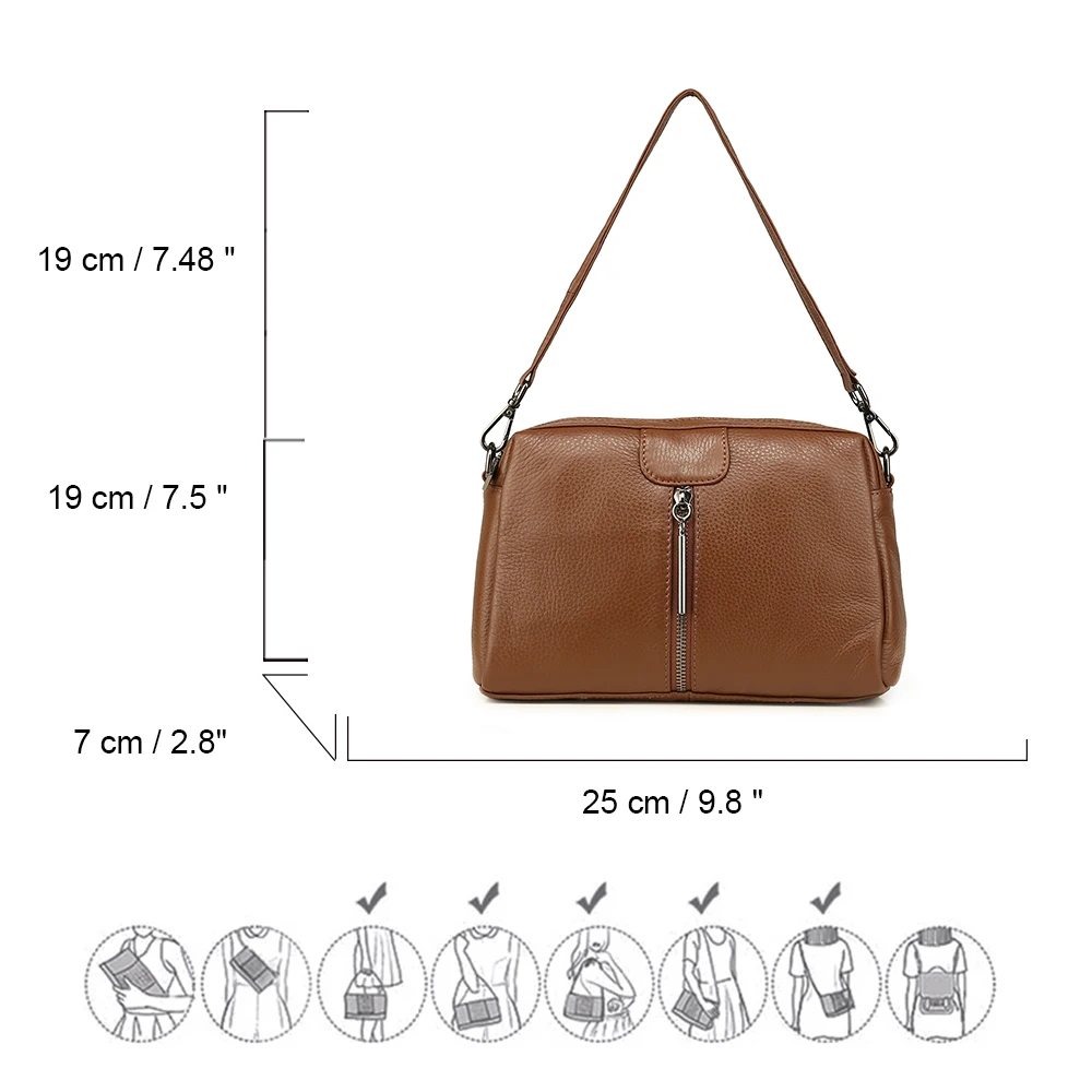 Женская сумка Bolsa Feminina из натуральной кожи, новинка, женская сумка-тоут с аутентичной кожей, высокое качество, сумки через плечо