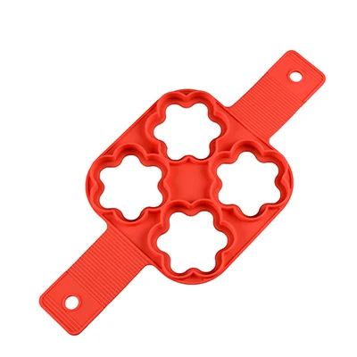 Flower shape Силиконовое жареное яйцо кольцо чайник антипригарным блинов пособия по кулинарии инструмент сыр сковорода для яиц флип яйца кухонные формы для выпечки интимные аксессуары - Цвет: Flower shape