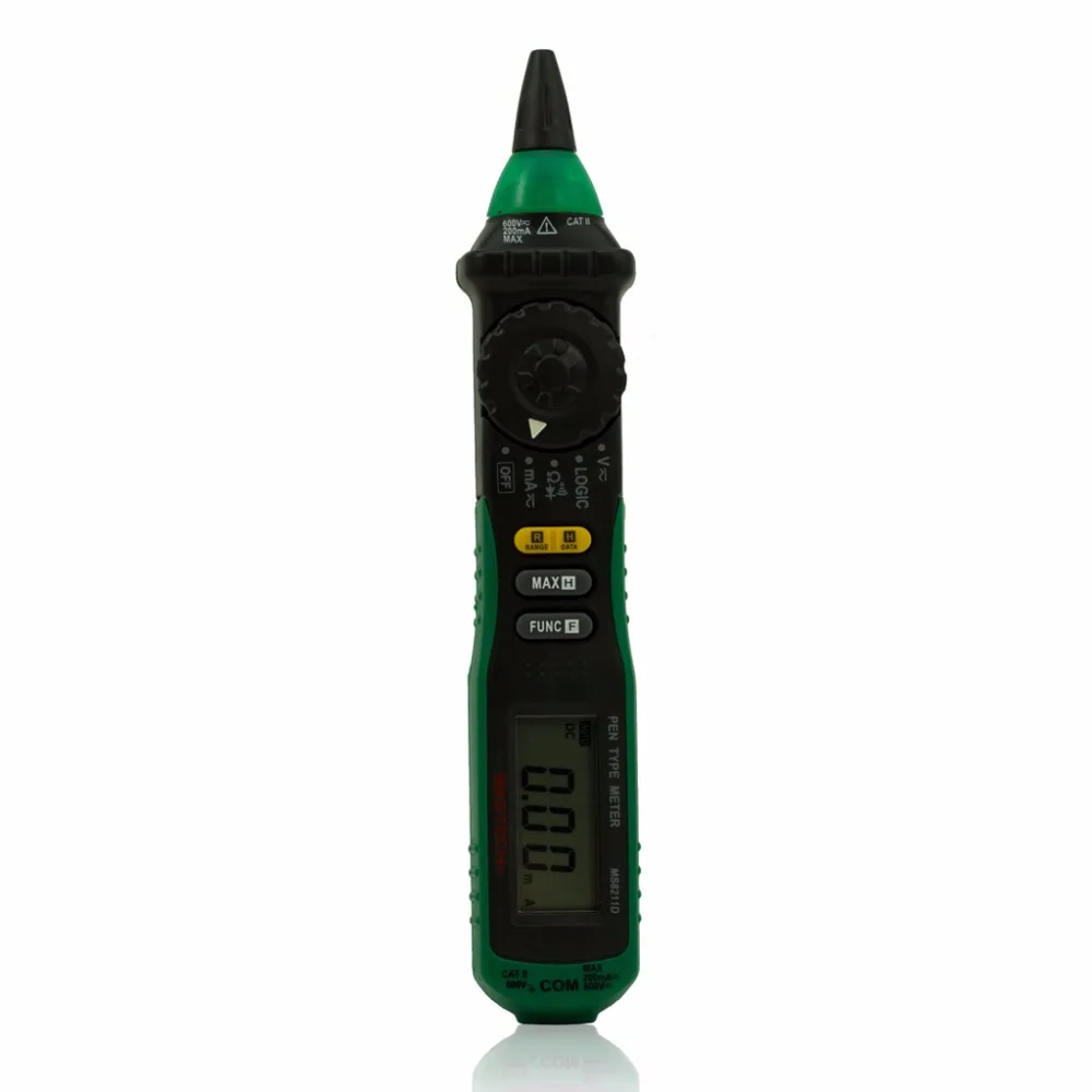 MASTECH MS8211D Ручка Тип Цифровой мультиметр ручка-тип метр Автоматический диапазон DMM мульти тест er Напряжение Ток тест er логический уровень тест