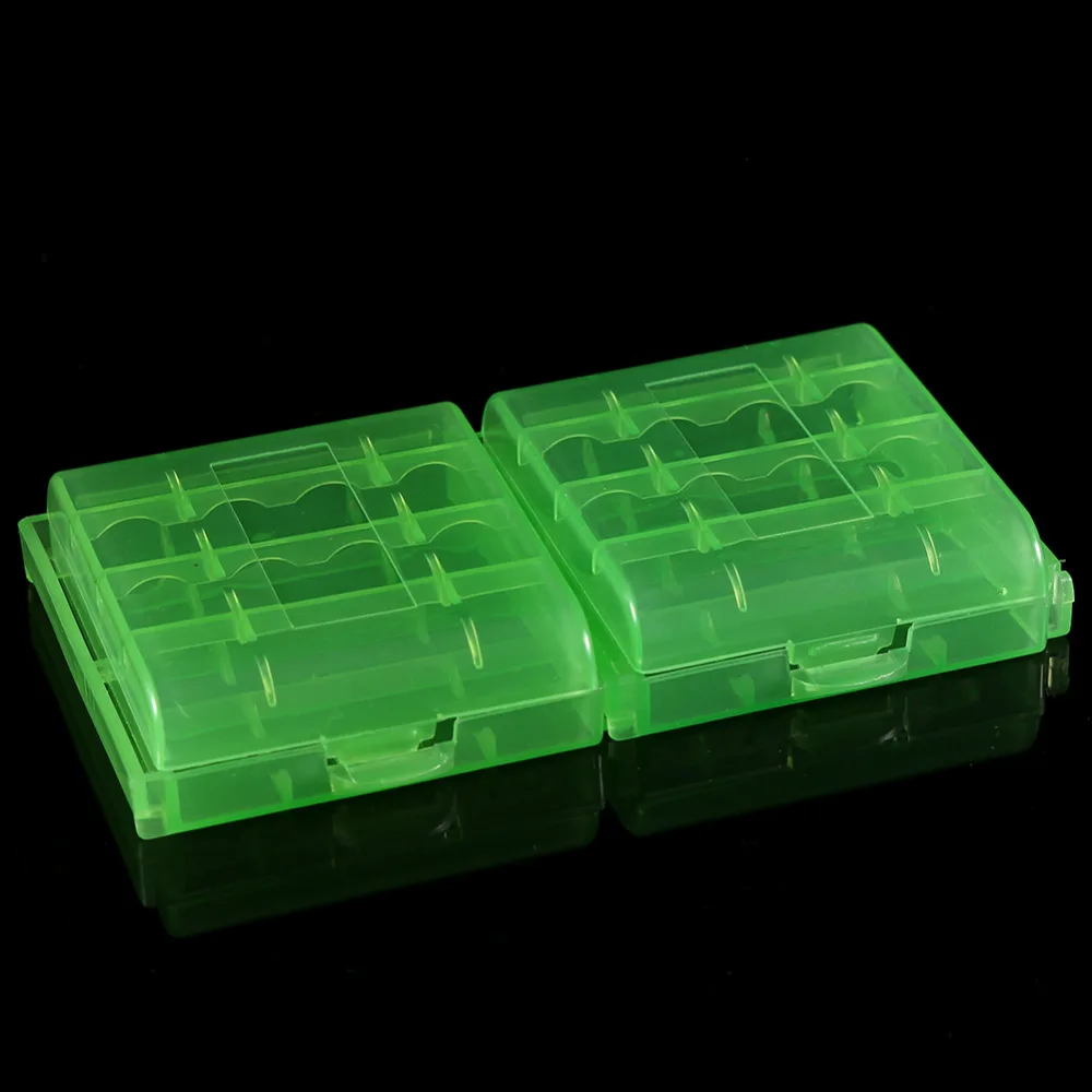 10 Коробки/лот Пластик Батарея держатель Коробка органайзер контейнер для