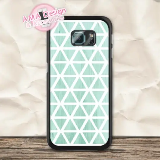 Зеленый геометрический по дереву Винтаж чехол для Galaxy S9 S8 S7 S6 Edge Plus S5 active S4 мини