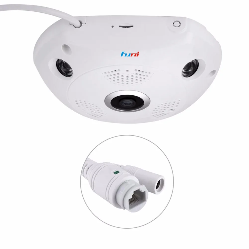 Фуни vrc 3605a 960 P VR Беспроводной IP Камера сети Wi Fi Fisheye 1.44 мм 360 S видеонаблюдения cam