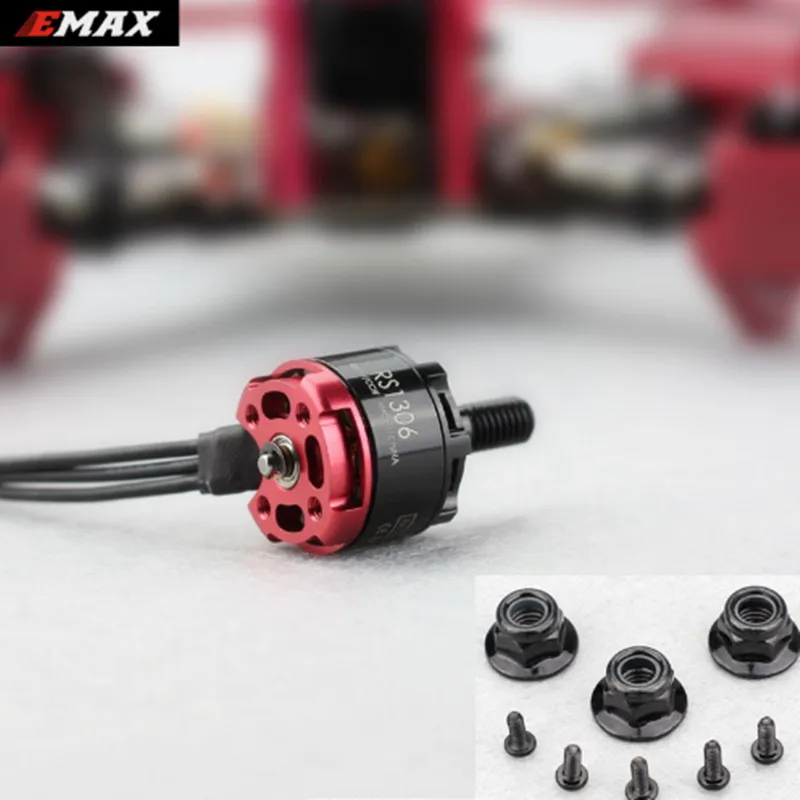 Emax RS1306 3300KV 4000KV безщеточный для FPV Racing QAV130 QAV150 Совместимость 3030 3040 пропеллер|Детали