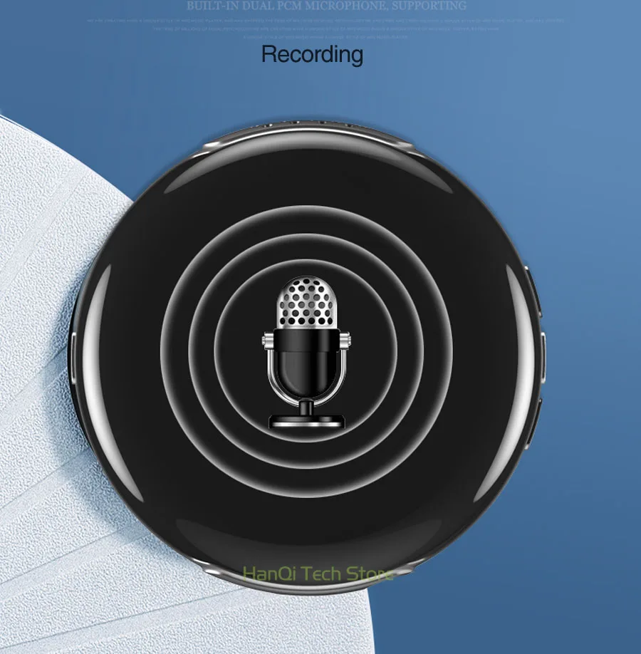 RUIZU M1 Спортивный Bluetooth MP3-плеер Мини Портативный аудио музыкальный плеер 8 Гб со встроенным динамиком Поддержка FM, запись, электронная книга, часы