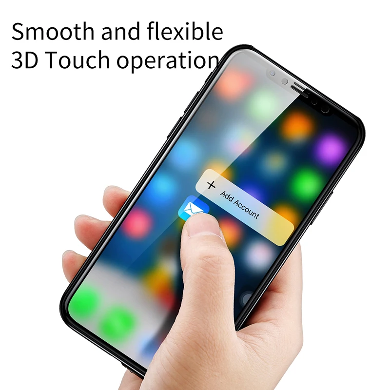 Защитная пленка Baseus Premium для передней задней панели iPhone X, 3D чехол для всего тела, закаленное стекло для задней панели iPhone X 10